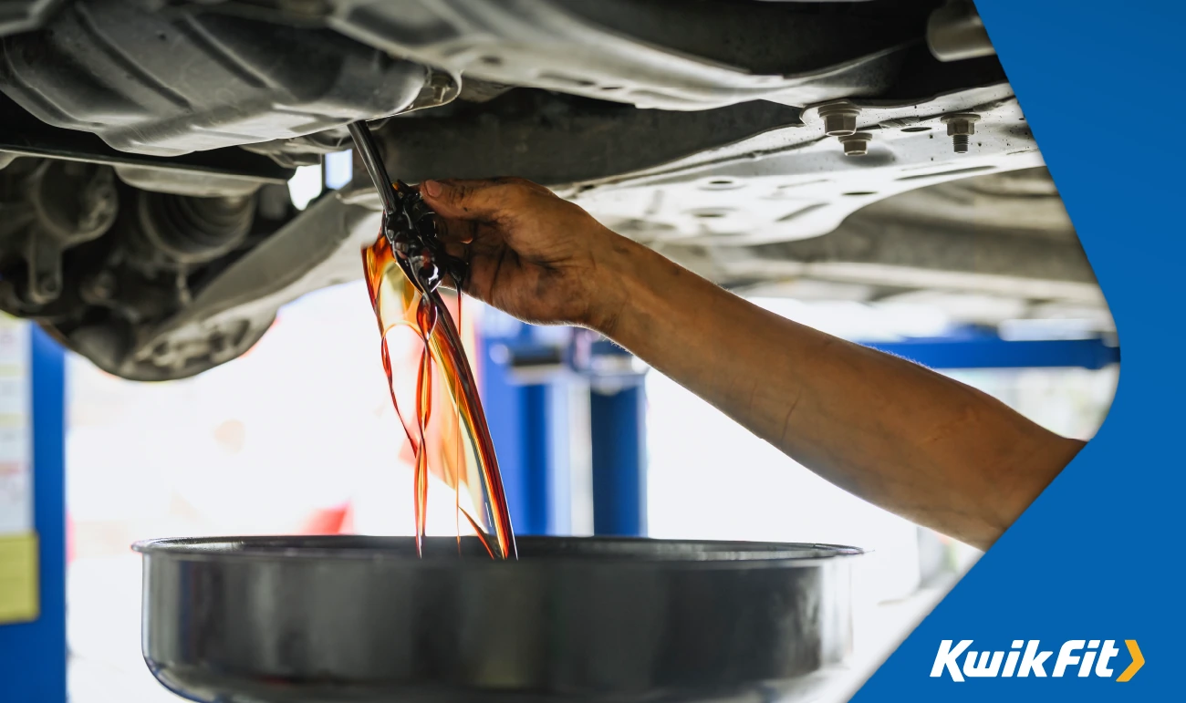 remove your old engine oil